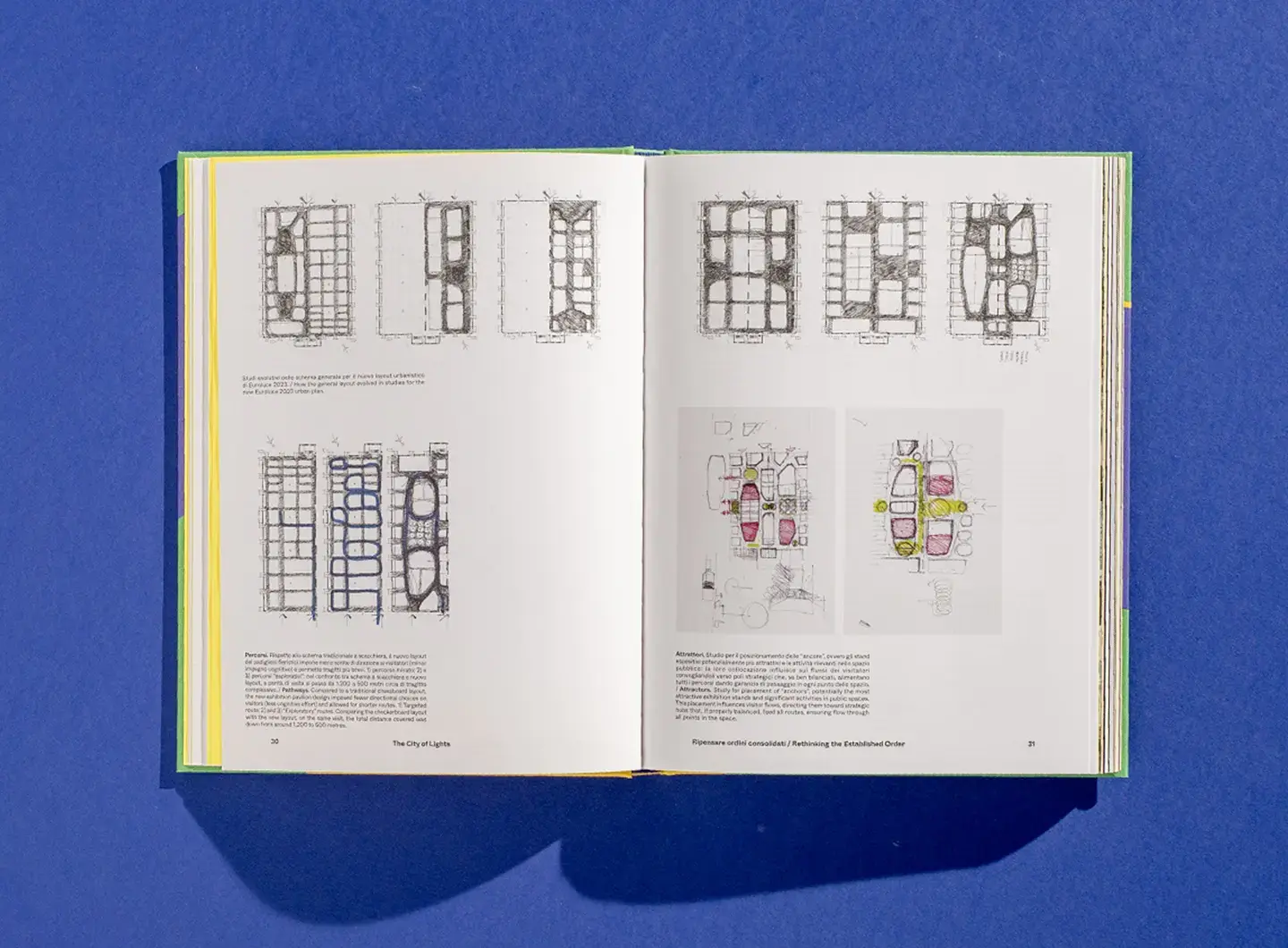 The volume ‘The City of Lights’ — a cultural project for Euroluce 2023 designed by Beppe Finessi, Lombardini22, Formafantasma and Leftloft, which received an Honourable Mention at the ADI Compasso d’Oro awards