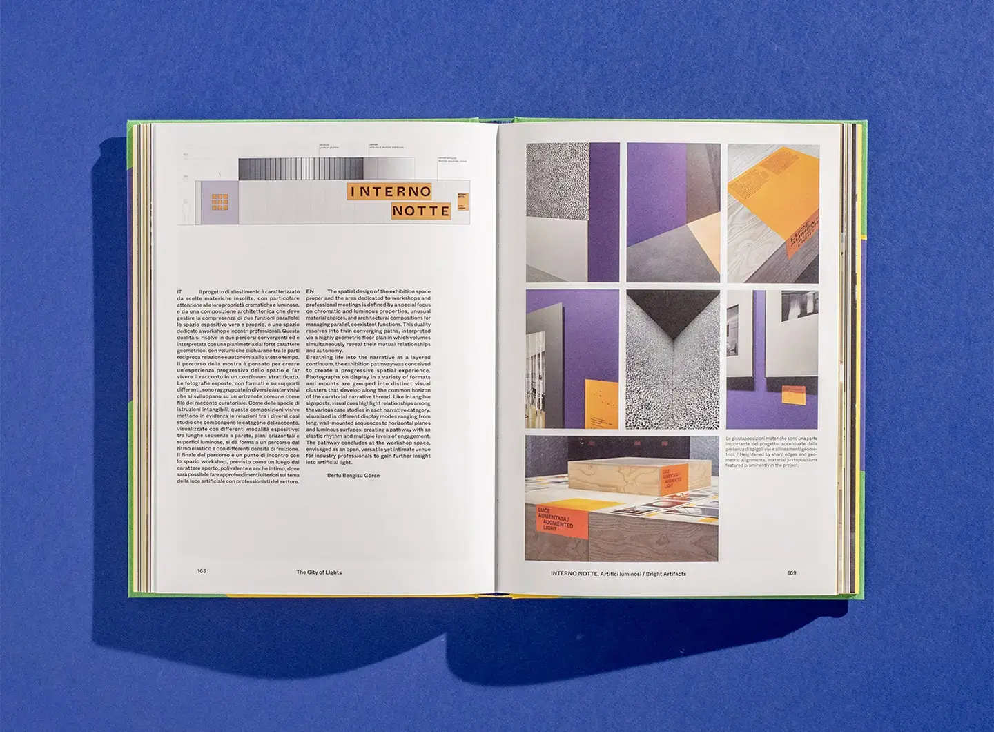 The volume ‘The City of Lights’ — a cultural project for Euroluce 2023 designed by Beppe Finessi, Lombardini22, Formafantasma and Leftloft, which received an Honourable Mention at the ADI Compasso d’Oro awards