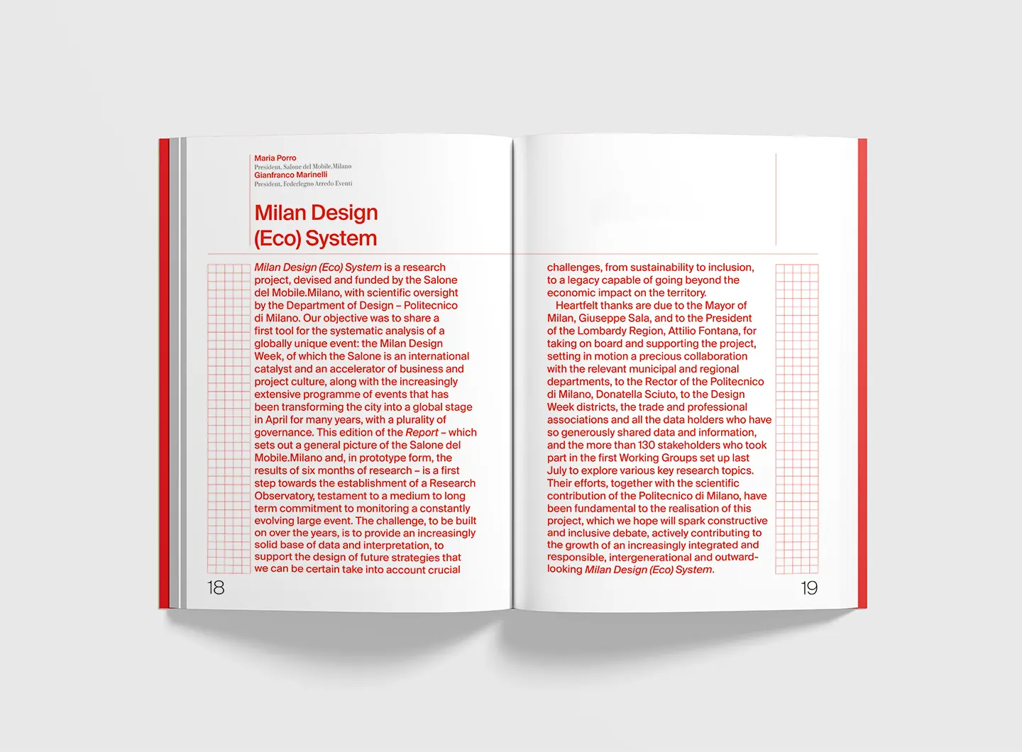 “Milan Design (Eco) System” Annual Report 2024 – Salone del Mobile.Milano, produced in collaboration with the School of Design at the Politecnico di Milano and winner of the ADI Compasso d’Oro award