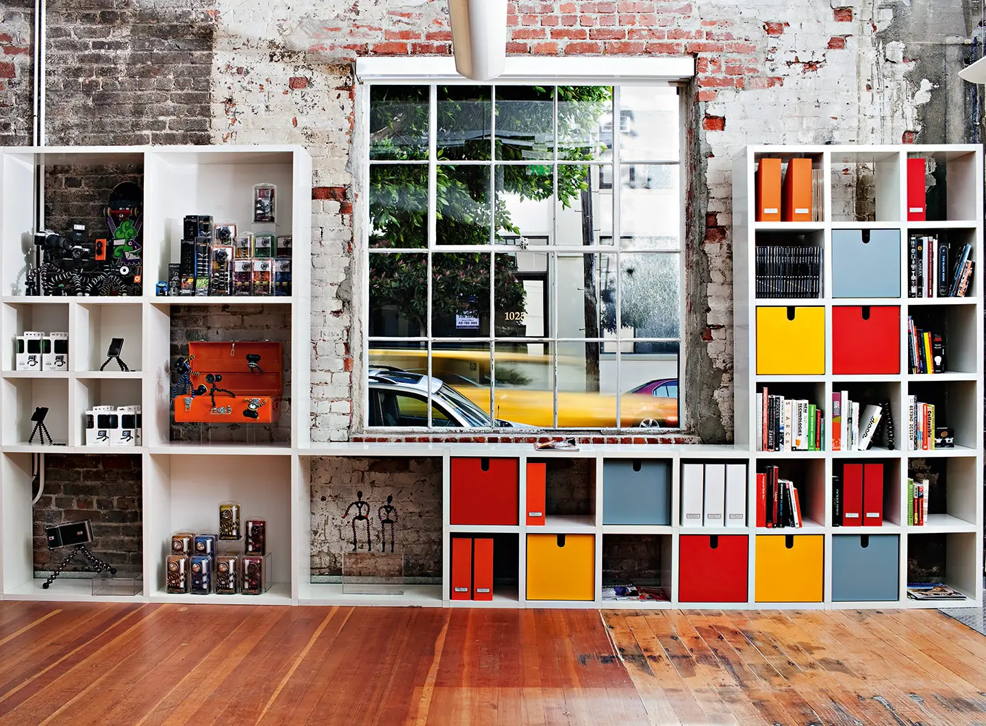Libreria componibile 4760/65, design Giulio Polvara, Kartell