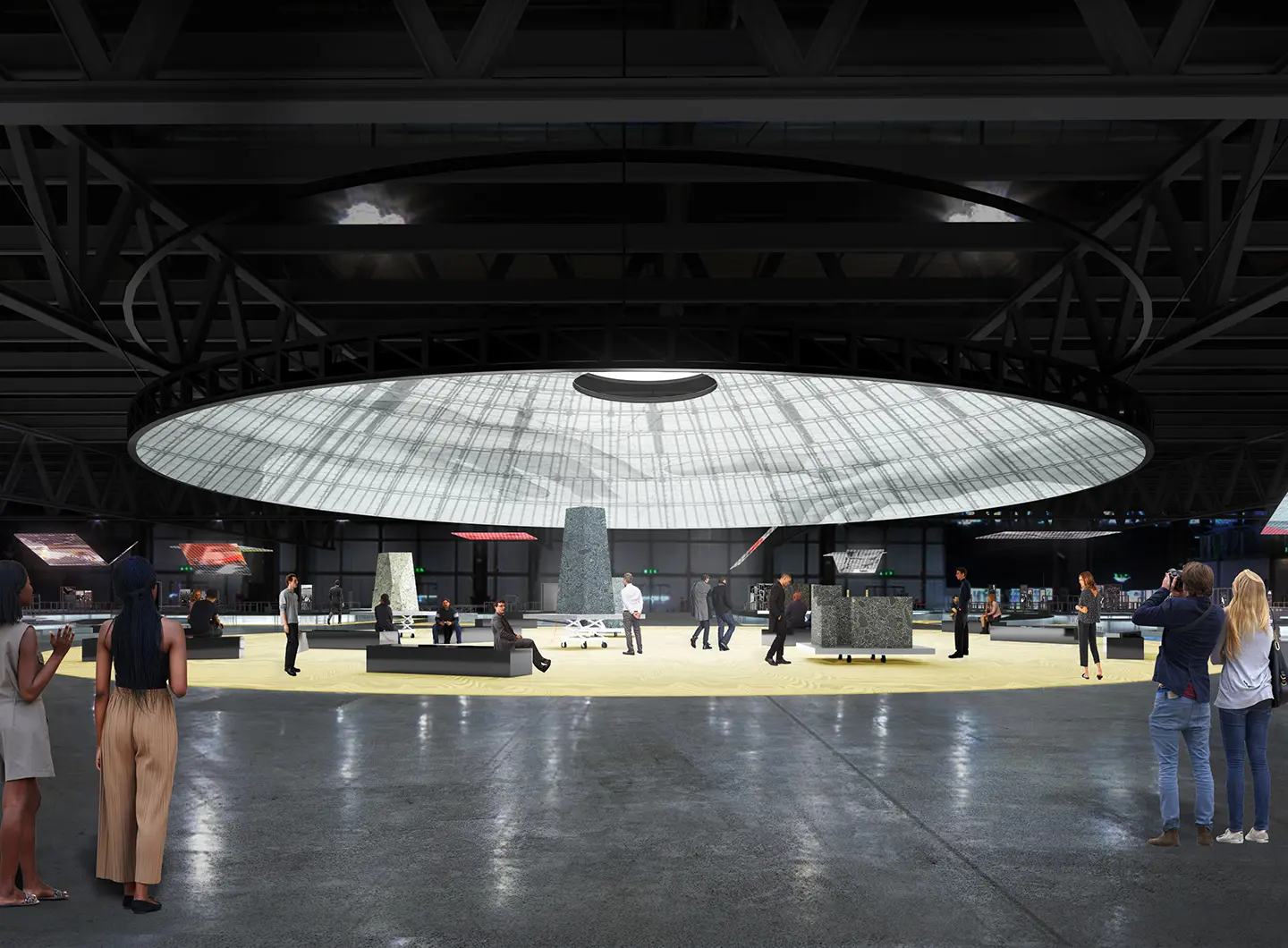 Salone Contract Masterplan Dome Salone del Mobile.Milano © OMA