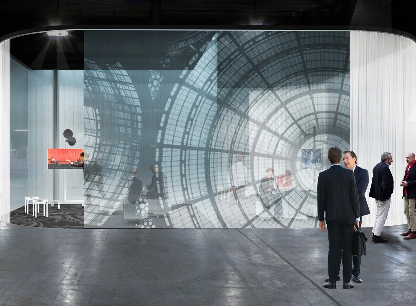 Salone Contract Masterplan, B2B Area, Salone del Mobile.Milano, © OMA