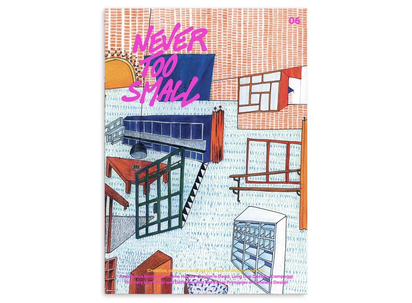 Never Too Small Magazine, Issue 6 Cover