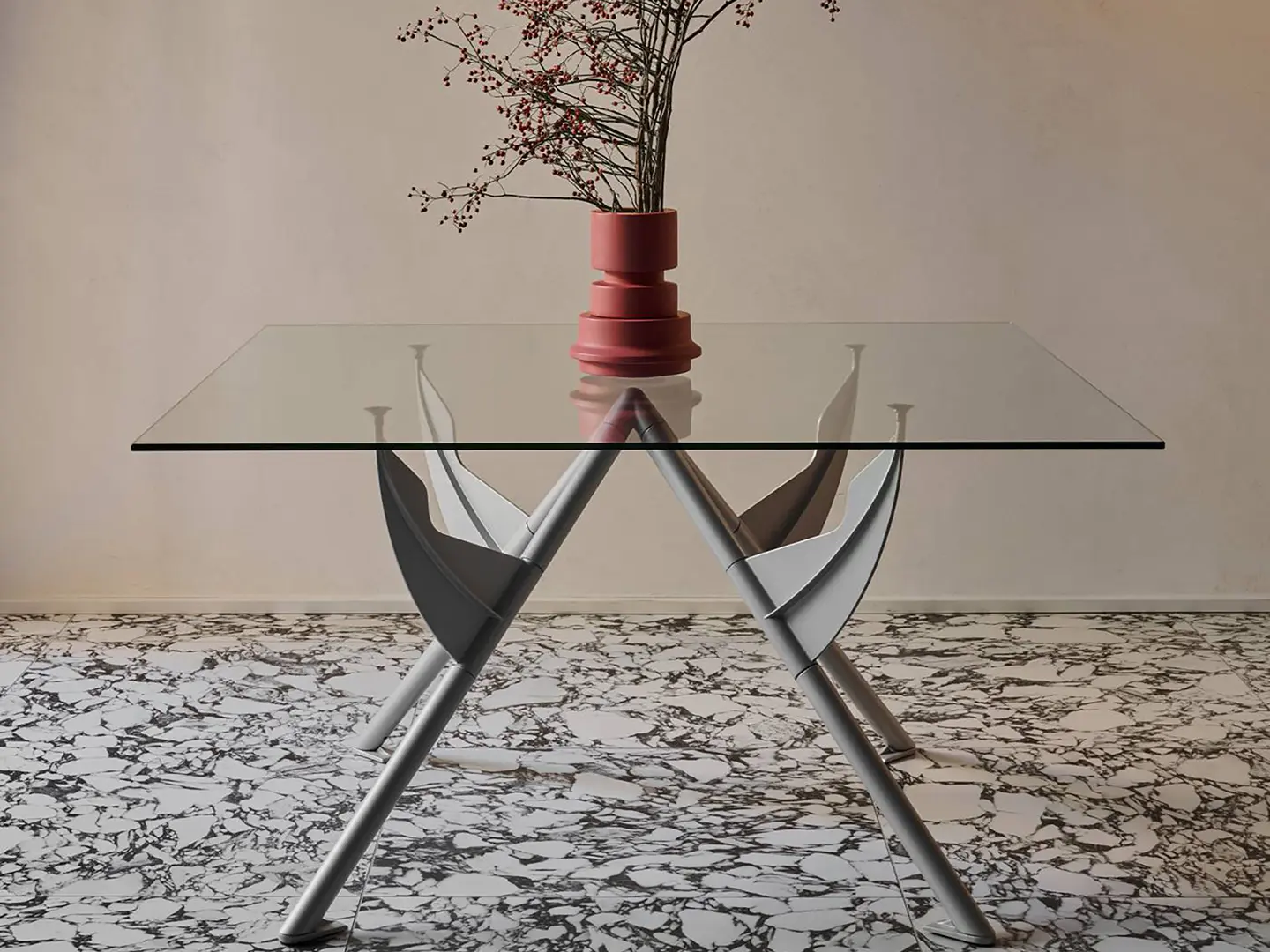 Philippe Starck, tavolo President M, 1984. Prodotto da Baleri Italia 