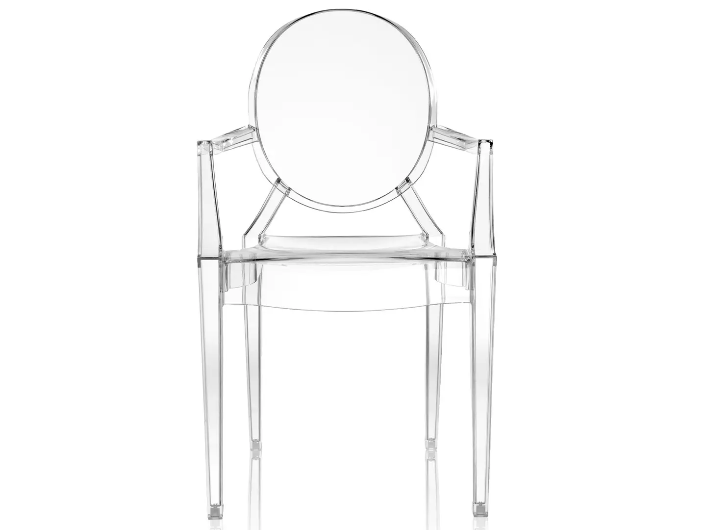 Sedia Louis Ghost, Kartell, design Philippe Starck - Courtesy Kartell 