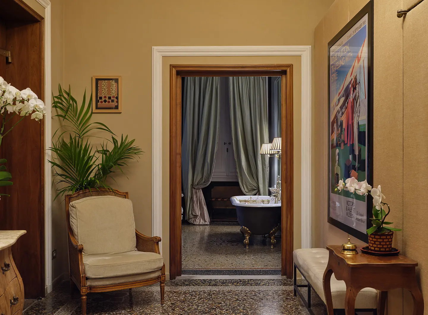 Casa Howard, Florence, Italy, Contemporary classic-style interiors featuring Devon&Devon baths