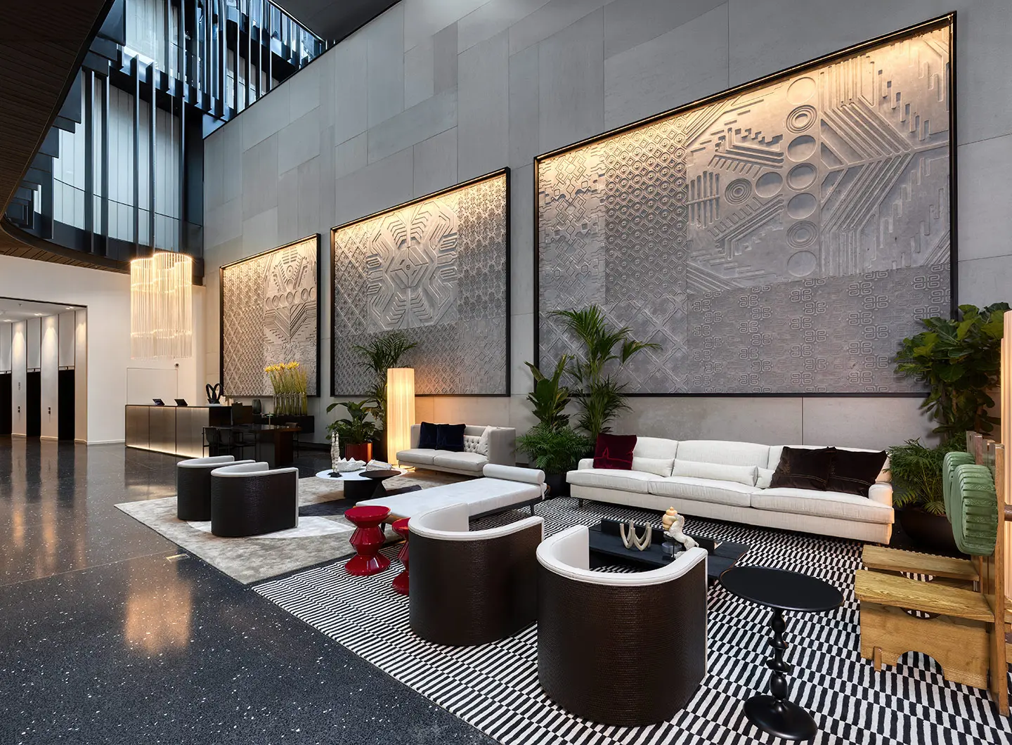 Dorothea Hotel, Budapest, Hungary, designed by Lissoni Associati with furnishings by Living Divani