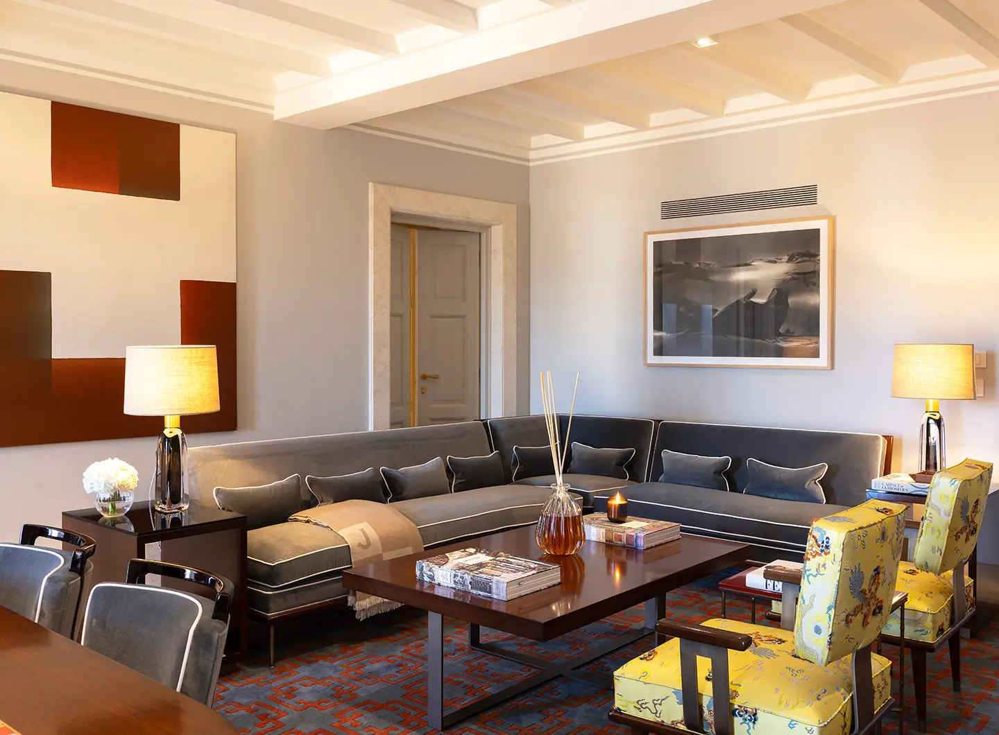 J.K. Place Roma, Rome, Italy, interiors by Michele Bönan featuring Devon&Devon baths and accessories – Photo: Enrico Costantini
