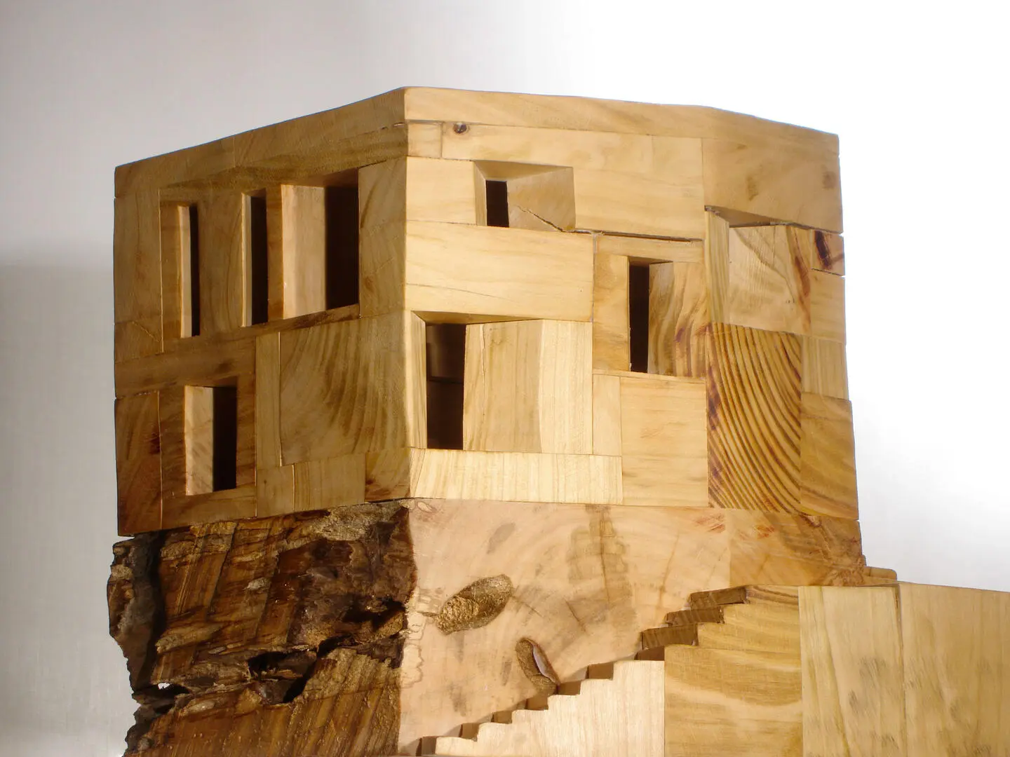 sculture in legno di Michele De Lucchi 