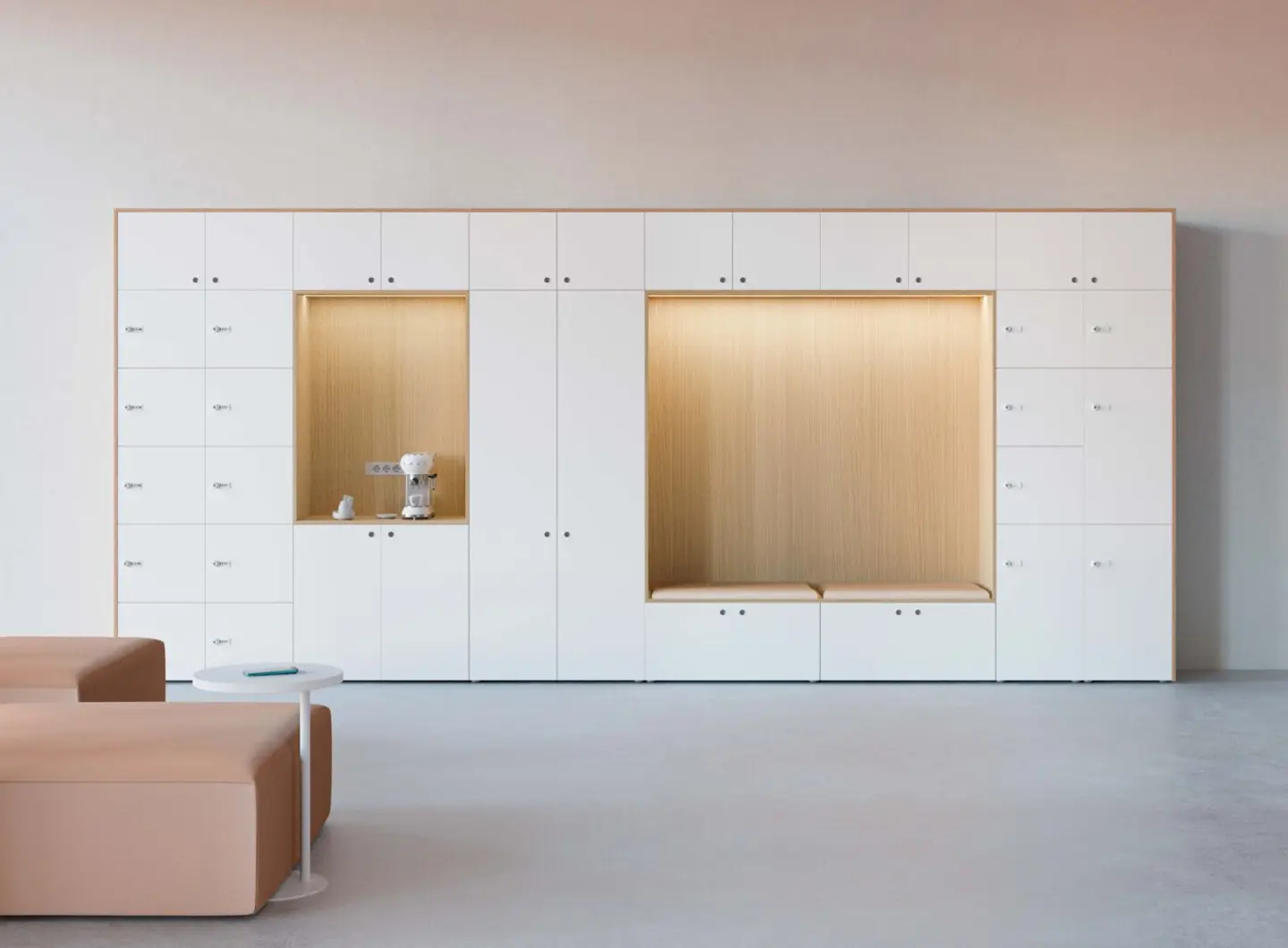 Parete attrezzata — Fantoni, Framework 2.0