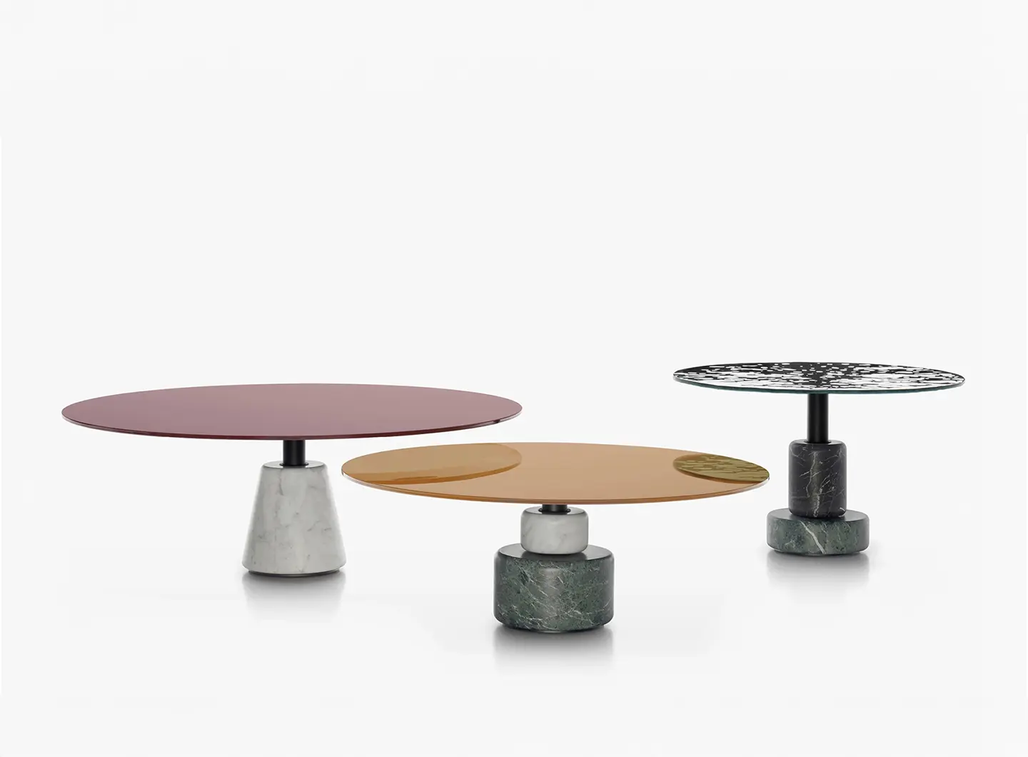 Menhir coffee table, acerbis