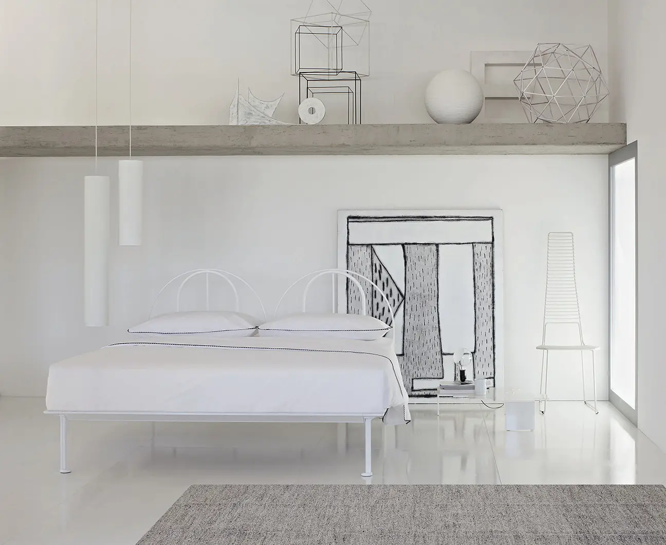 Tappeto Volante bed, flou