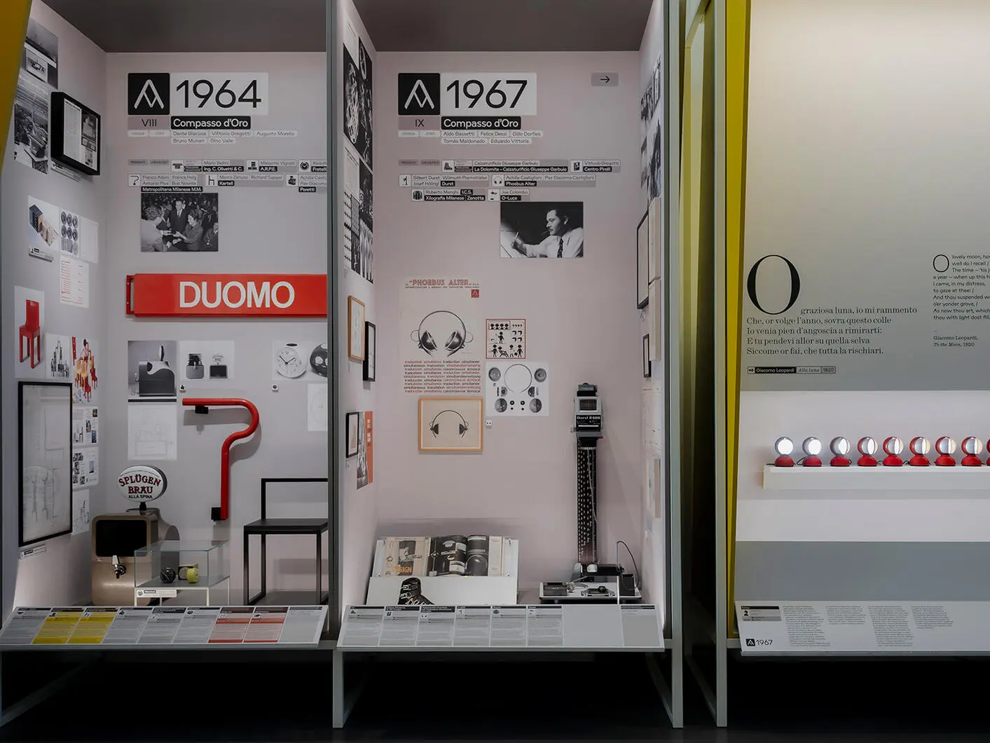 Dettaglio O allestimento adi museum