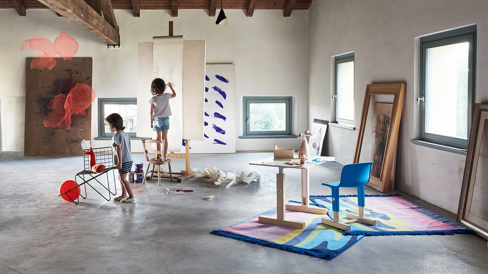 Series of little furniture for kids by Magis