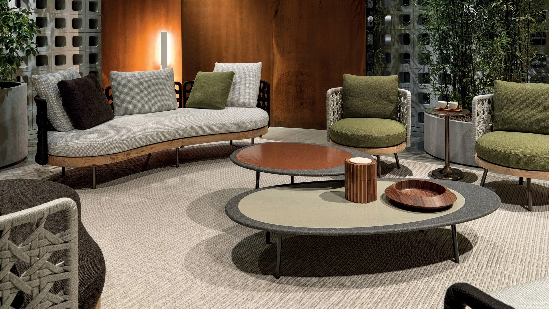 minotti, stand, living room, couch, salone milano