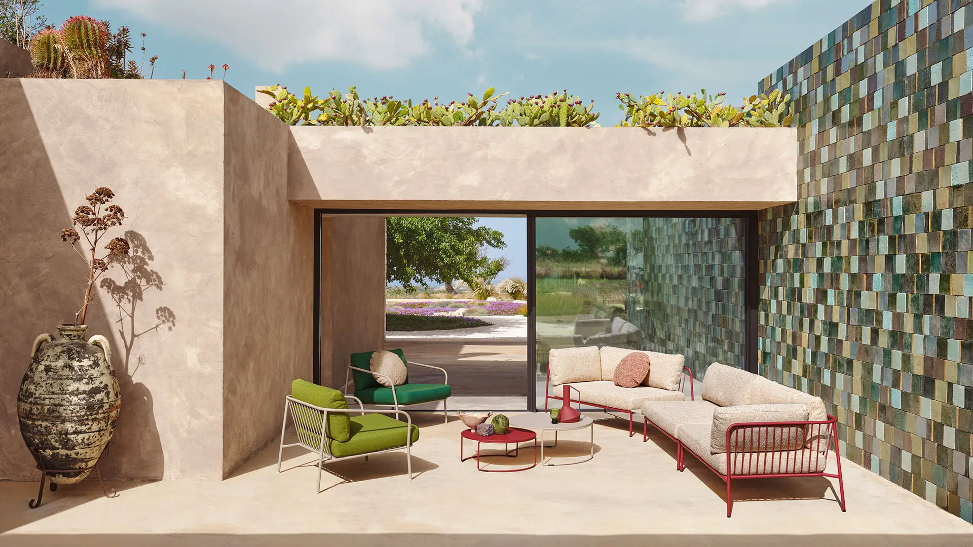 OUTDOOR DESIGN BY DEOR NOLITA COLLECTION BY PEDRALI
