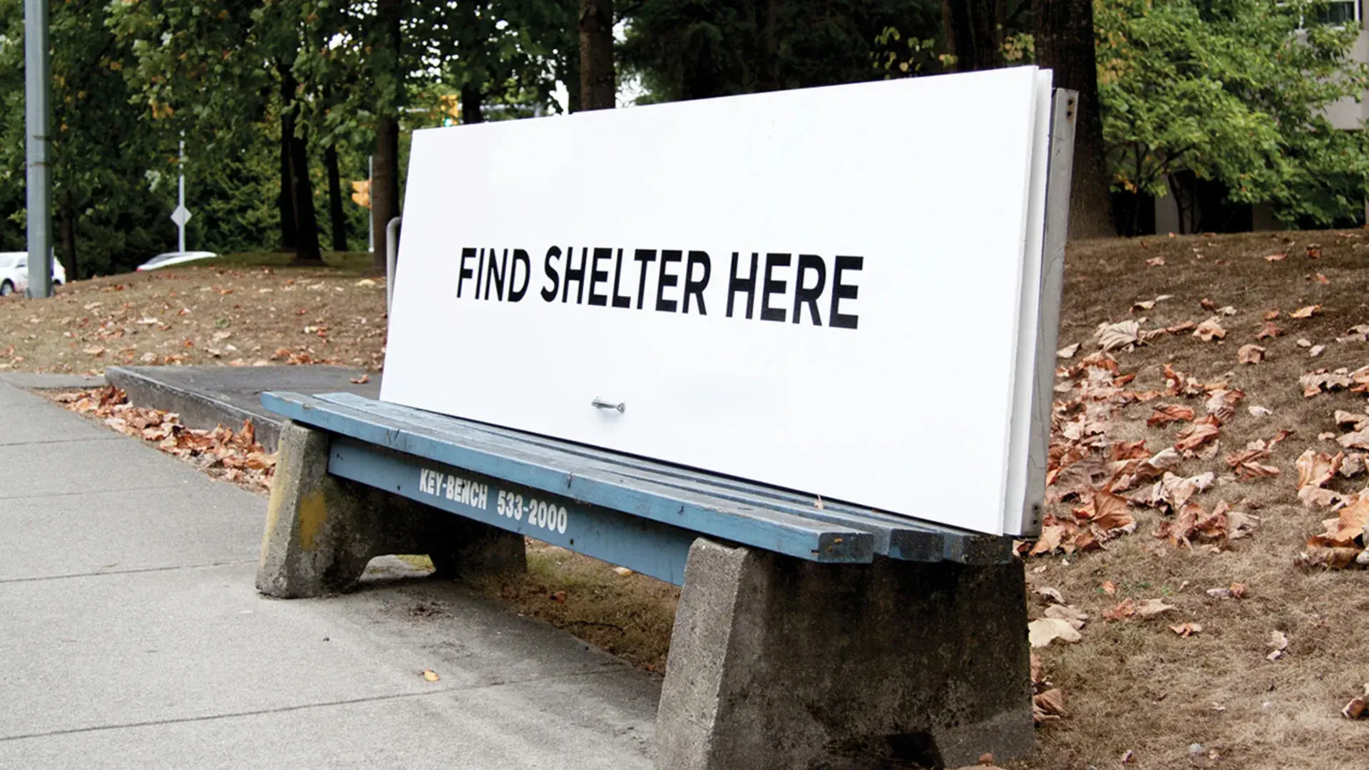 These benches in Vancouver parks open to turn into small shelters for the homeless
