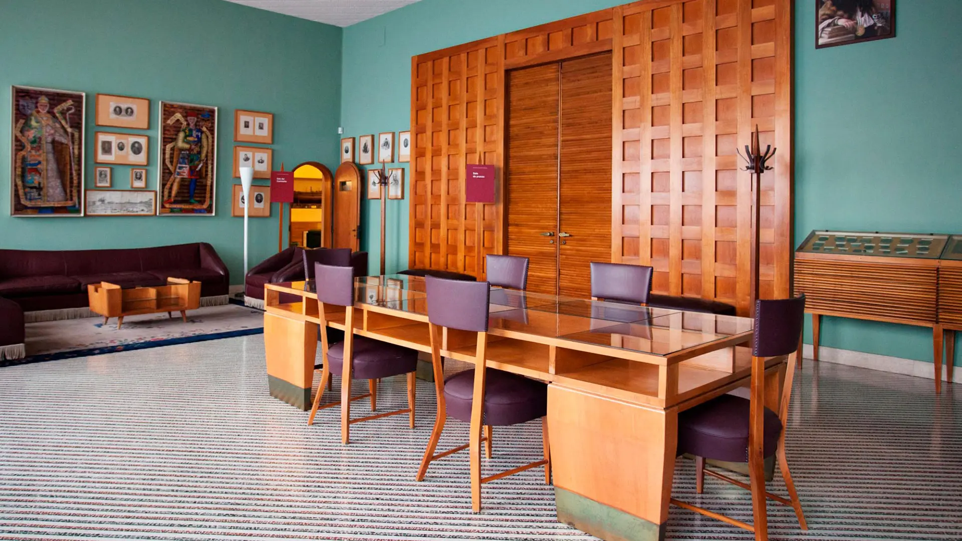 Gio Ponti, Interiors of Palazzo Bo, home to the University of Padua, ph. Massimo Pistore