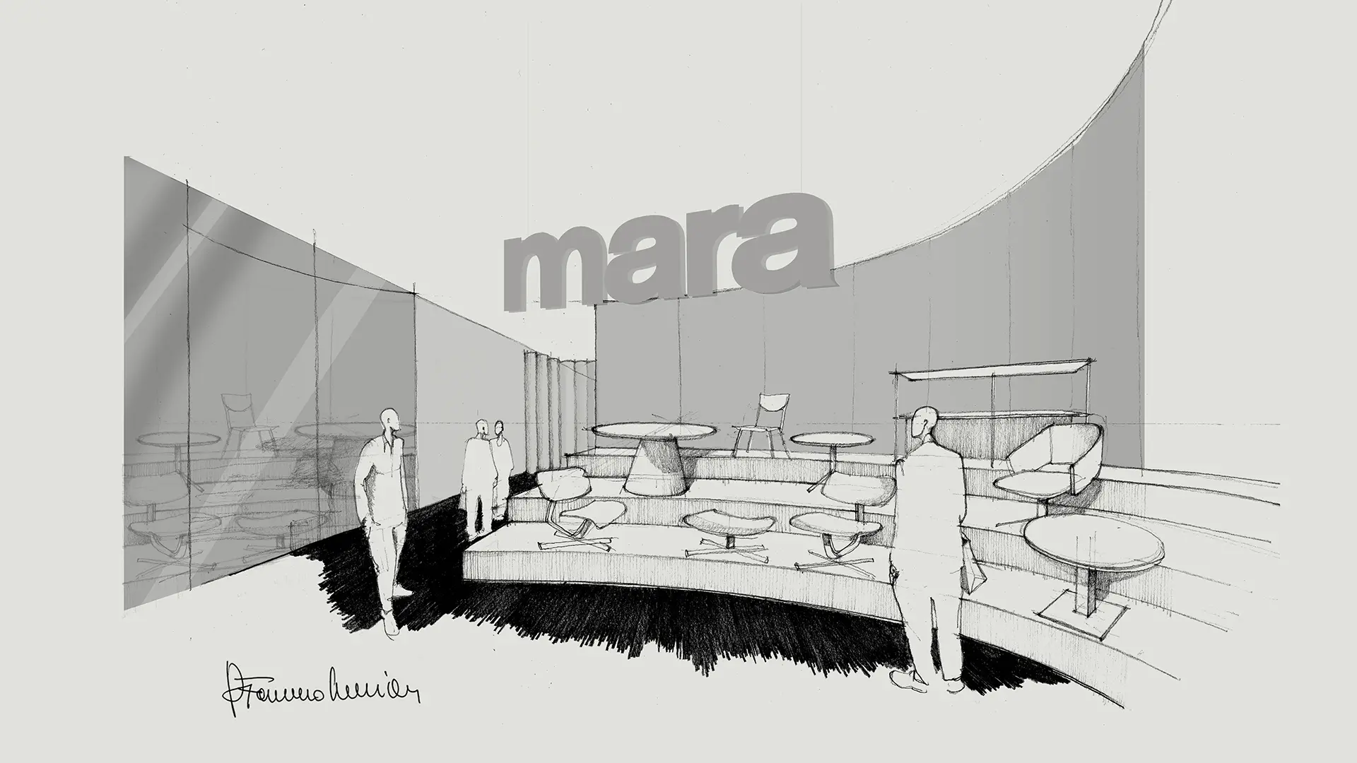 Mara Arena, designed by Ferruccio Laviani, Mara