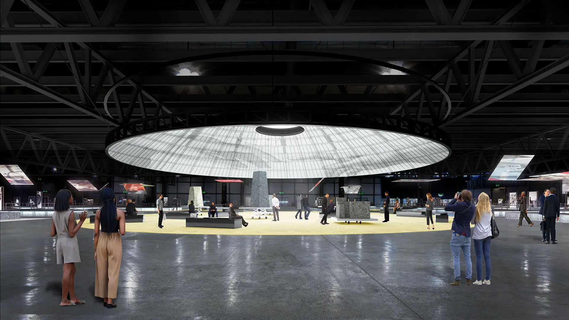 Salone Contract Masterplan Dome Salone del Mobile.Milano © OMA
