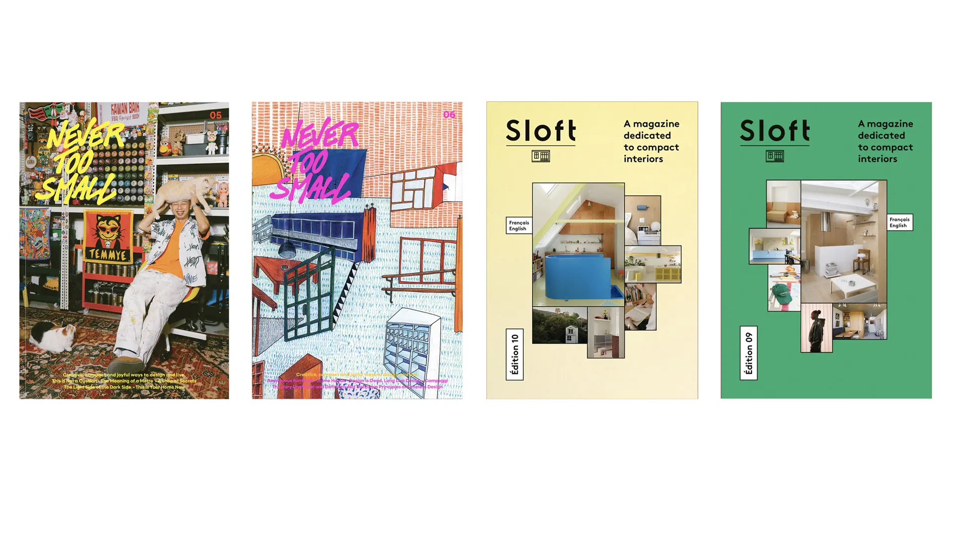 Magazine indipendenti: Never too small & Sloft