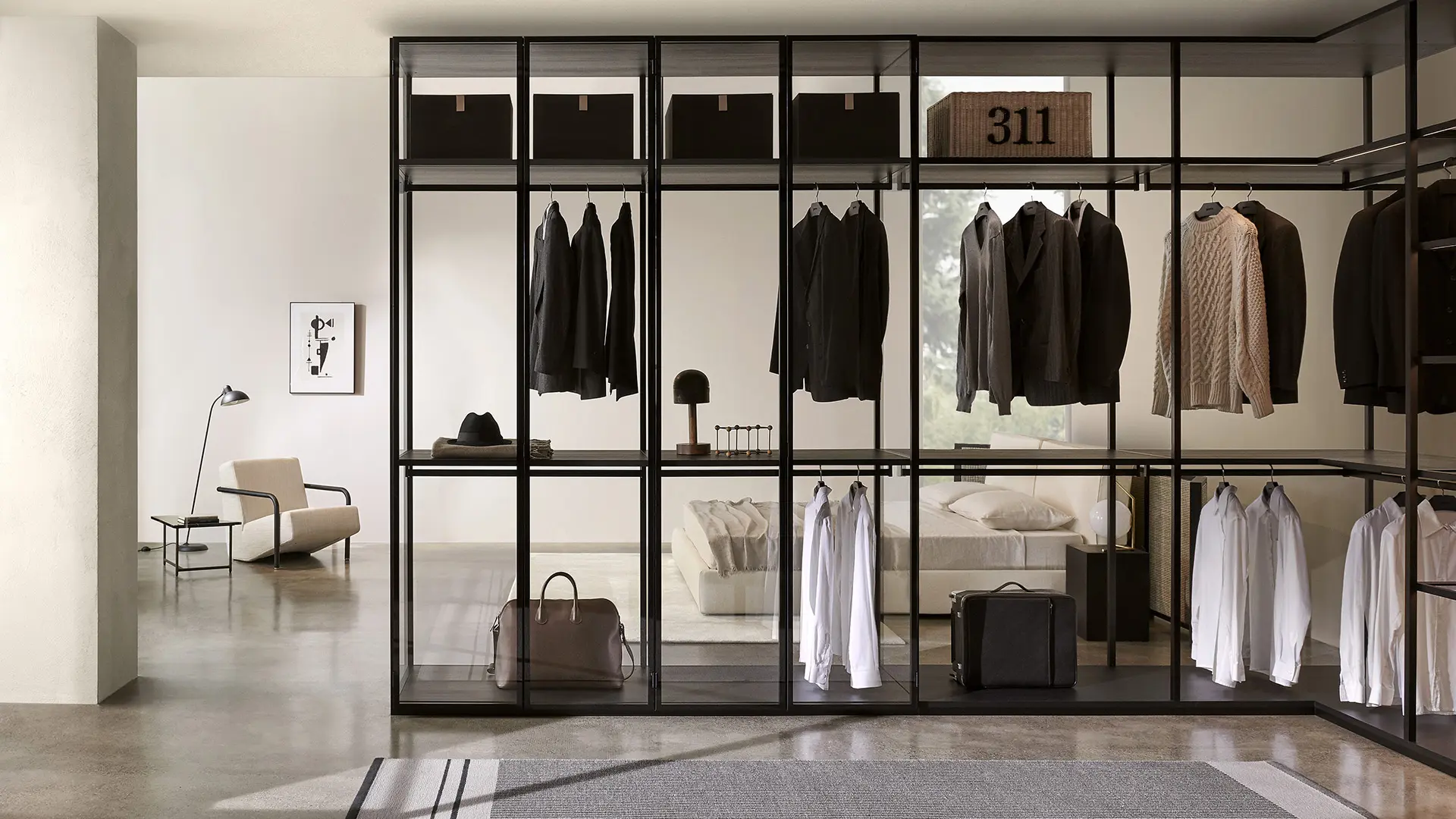 Cabina armadio — Storage Dressing Room, Porro