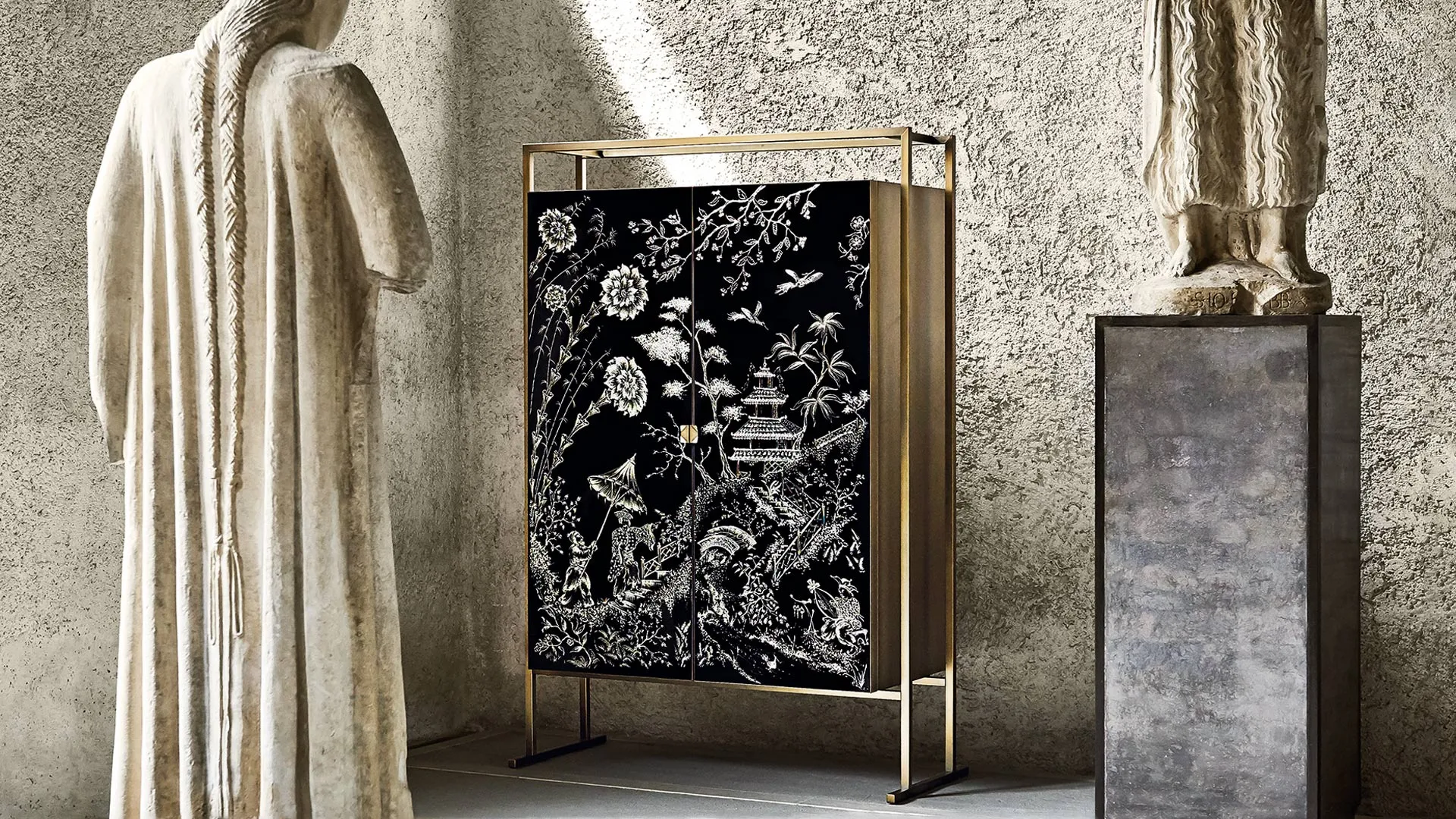 Marco Polo Cabinet - Design by Giovanni Luca Ferreri - Arte Veneziana