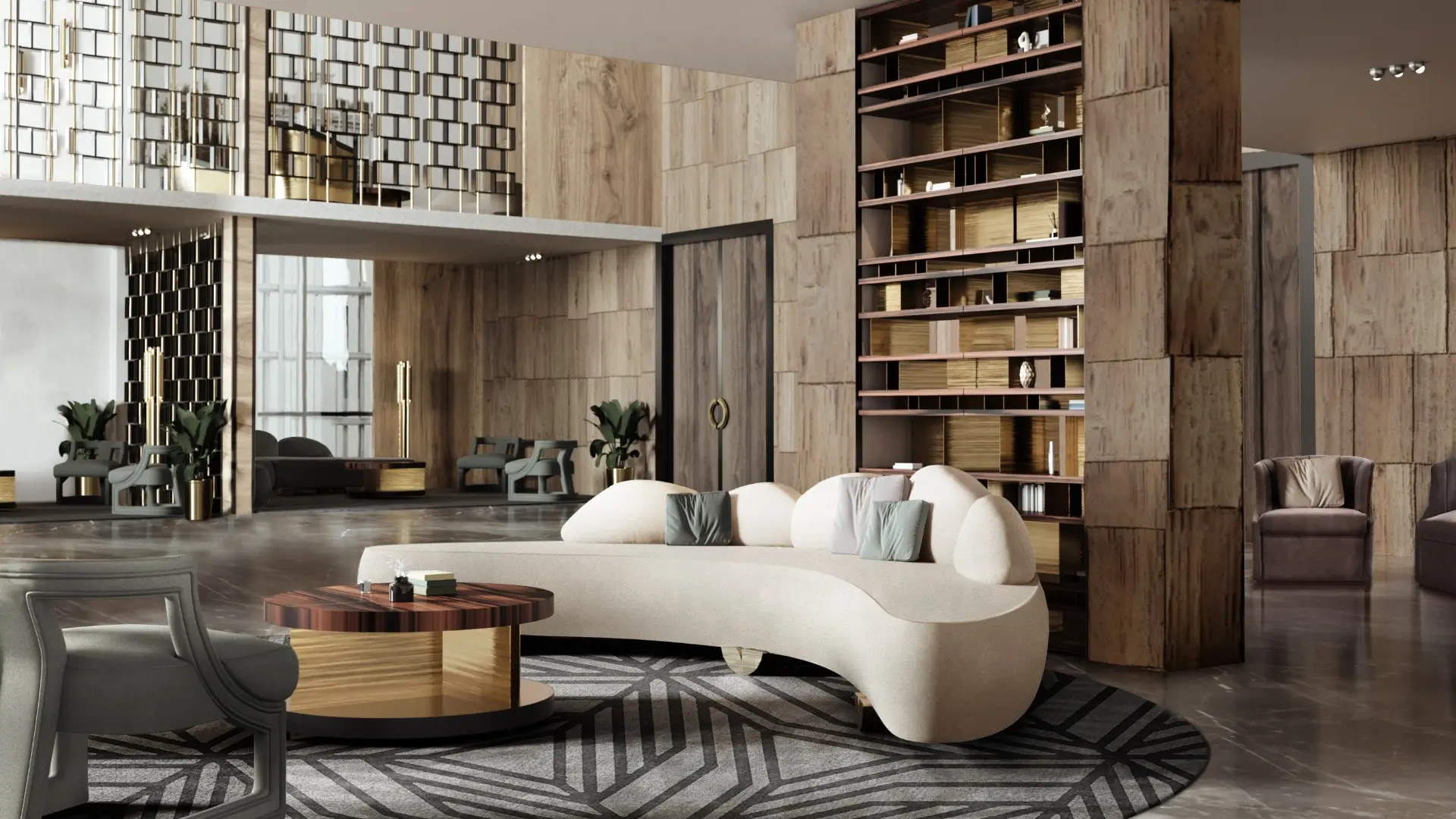 DESIGN CONTEMPORANEO DEL SOGGIORNO