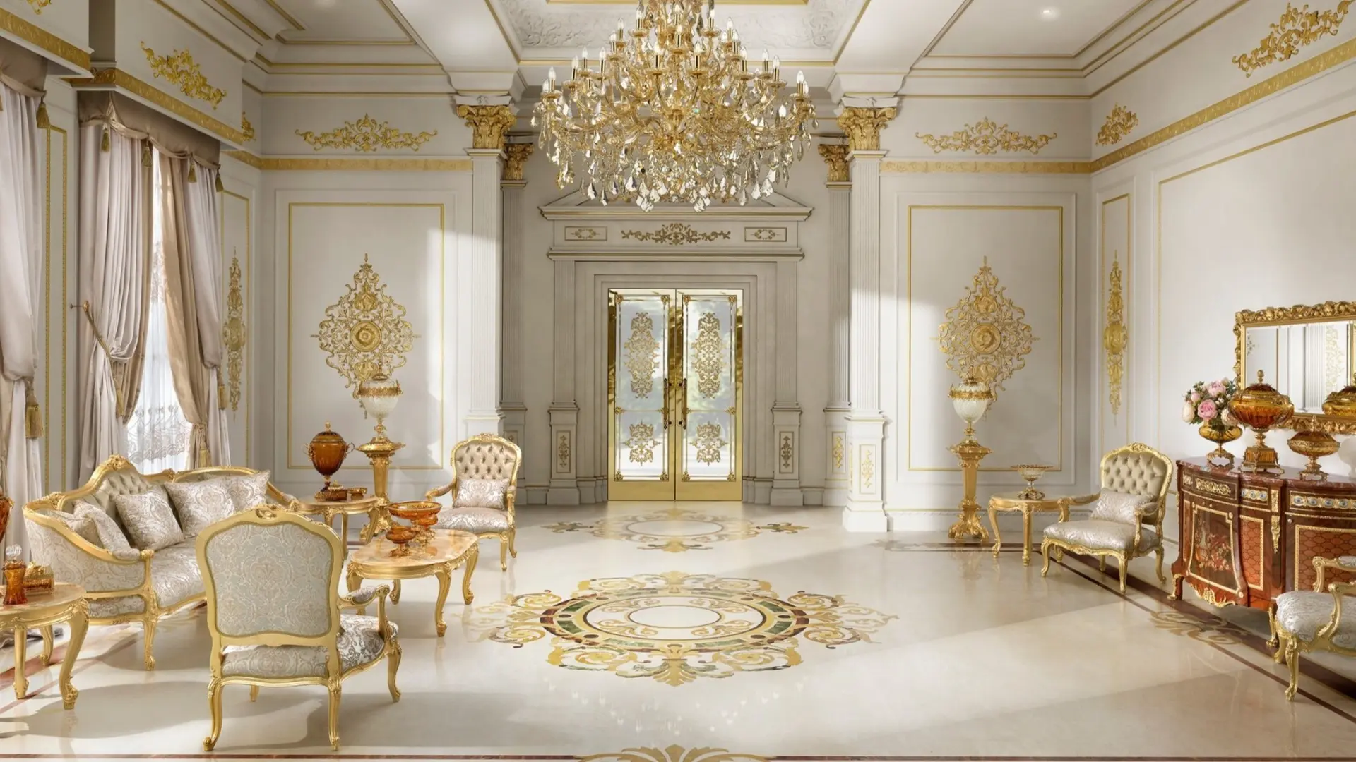 Luxury Living Room by Modenese Interiors