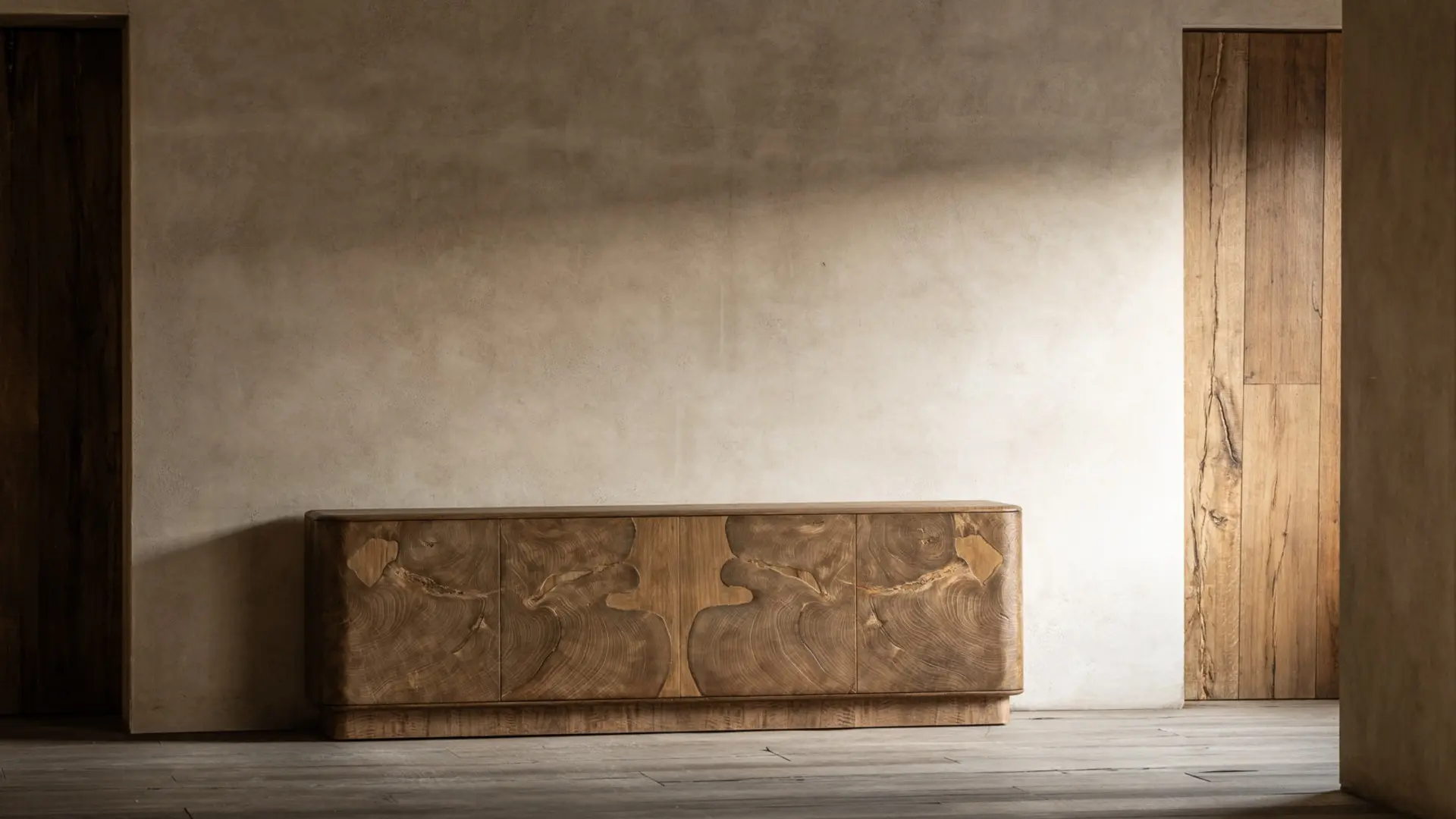 Martin Buffet - Hand made of Reclaimed Mexican Ash Oyster Cuts and Fumed Oak