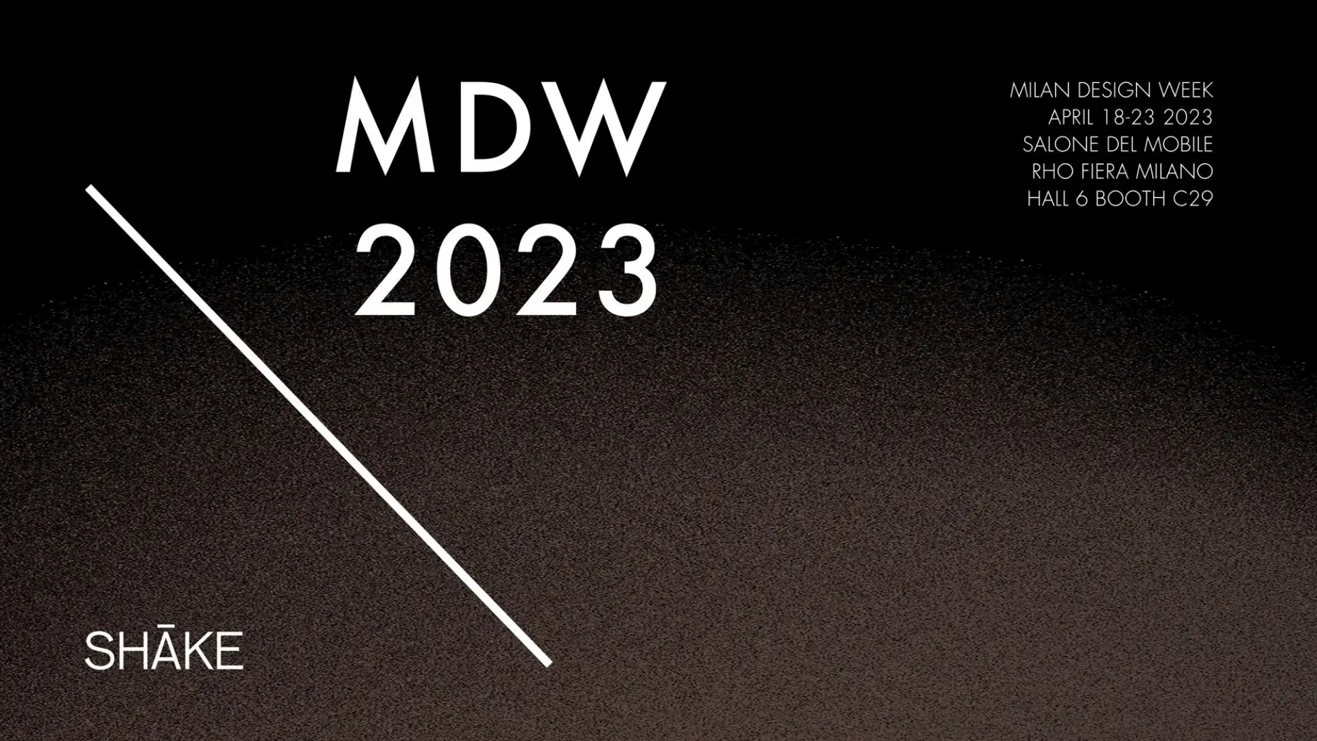 MDW 2023 - HALL 6 BOOTH C29