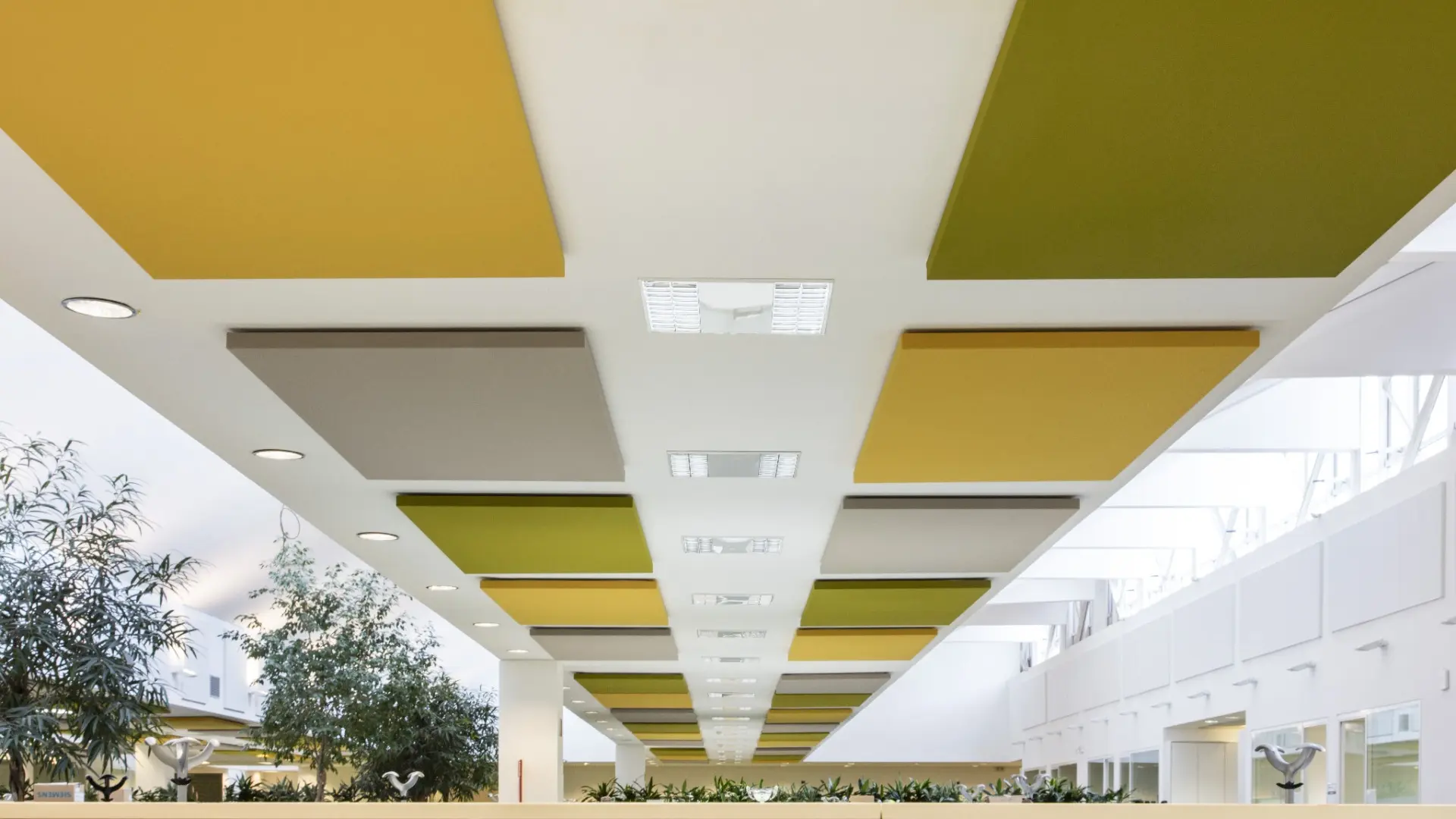 Pannelli fonoassorbenti colorati per uffici