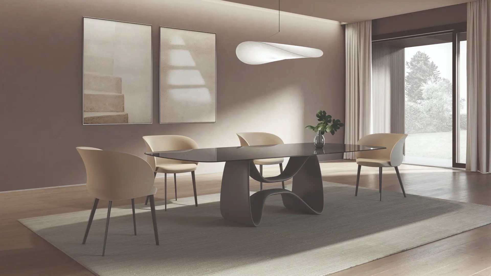 Orion table + Ingrid chairs